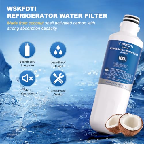 Image of LT1000PC Replacement Water Filter, Compatible with LT1000P, LT1000PC, LT1000PCS, ADQ747935, LMXS30796S,ADQ74793501, ADQ74793502, MDJ64844601, ThinQ, LMXS28626S, LFXS26973S, LMWS27626S, 3 PACK