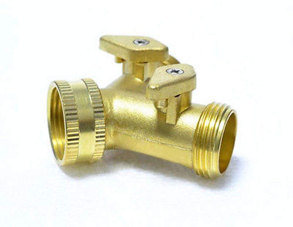 Tap Y Splitter Brass Manifold Two Way Washing Machine Hose Connector 3/
