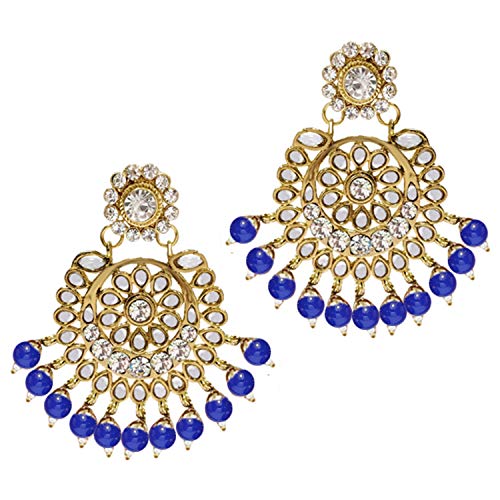 Image of Peora Ethnic Traditional Kundan Bridal Jewelry Set Gift for Women