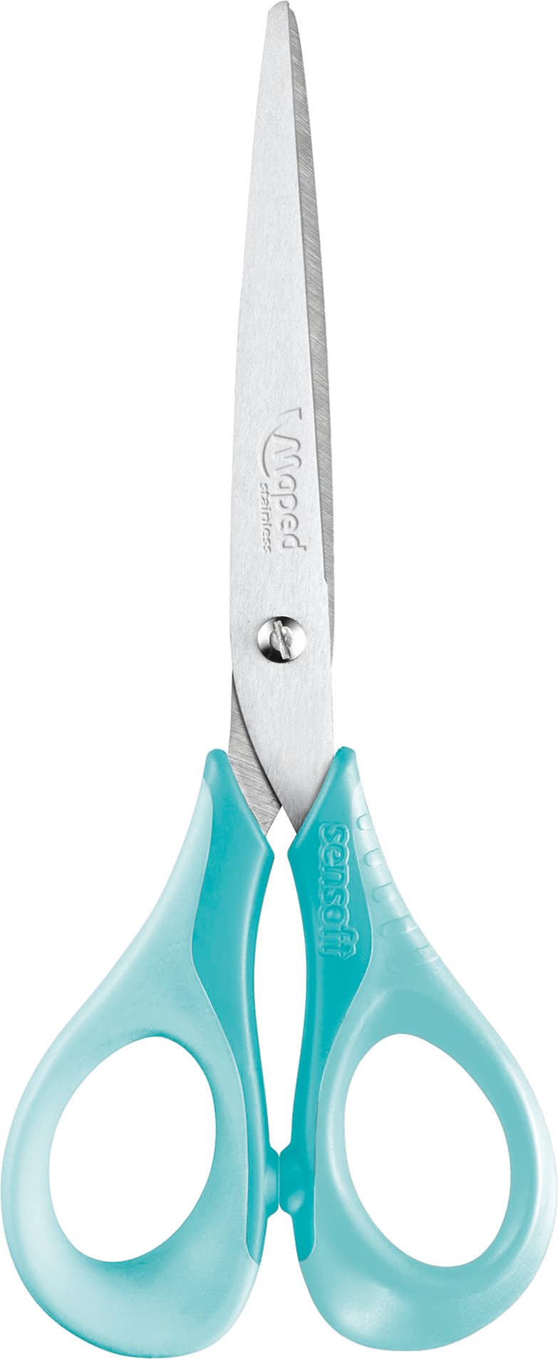 Lot 8 Ciseaux à Anneaux AIFUDA 5.5" Et 8" Colorés - Auto-Ouverture Pour Enfants Et Adultes