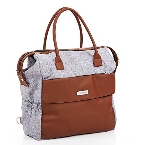 ABC Design Wickeltasche Jetset Graphite Grey