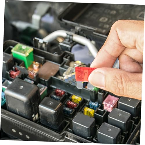 Kit de fusibles Zerodeko 180 pcs para automóvil, RV y camión con fusibles mini estándar micro, extractor y caja de almacenamiento miniatura 7