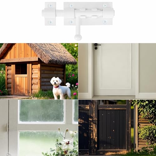 Image of 4 Inch Slide Barrel Bolt Latch Door Slide Lock Heavy Duty Gate Latches