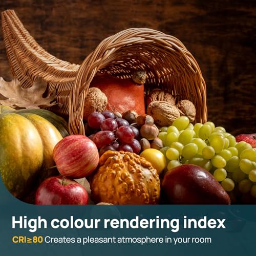 Linkind E27 LED Bulb, Ultra-efficient A-Rated 7.2W=100W Equivalent, 2700K Warm White 1521lm, Edison Screw in Light Bulb, Clear Glass Vintage Filament LED Bulb, 50000H Lifespan, 3-Pack - Image 6