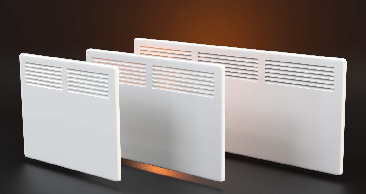 Airmasterairph15tim Digital Panel Heater 5kw White Black