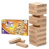 Jeux amusants pour les enfants : notre jeu de tour est livré avec des blocs en bois naturel qui garderont vos enfants heureux et divertis pendant des heures. Convient aux enfants âgés de 3 ans et plus.