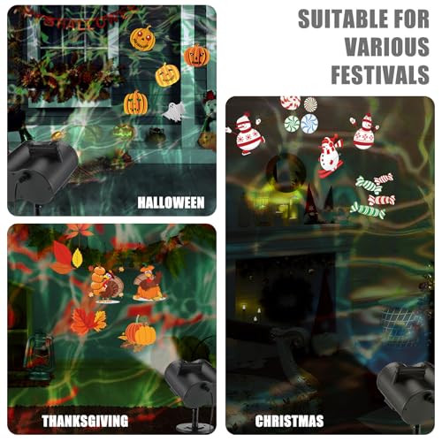 Moukeren DY-MOUKEREN-4328 Halloween Christmas Projector Lights Outdoor 2-In-1 Holiday Light Projector thumb #5