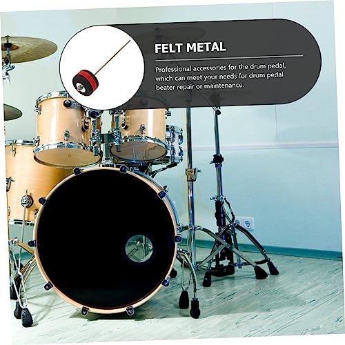 Pedal de Bombo para Batería con Maza de Metal miniatura 7