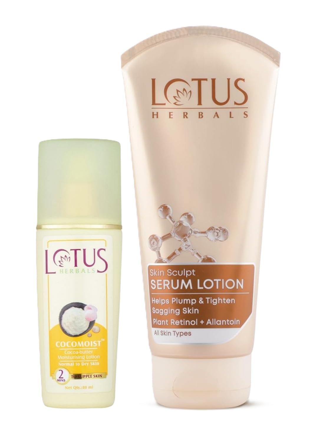 Lotus Herbals Skin Firming & Deep Moisture Body Care Duo (Value Pack) | Skin Sculpt Serum Lotion 200ml + Cocomoist Cocoa Butter Lotion 80ml | Anti-Ageing, Smooth & Hydrated Skin | For Men & Women-image-14
