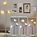 Fuzzbopn Flower Floor Lamp for Living Room, Tall Flower Reading lamp with Flexible Neck Shaft for Bedroom Decor, Modern Corner Floor Lamps with 3-Color Temperatures LED Bulb