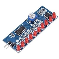 Wasserfließendes Lichtmodul, 2 Stück NE555 + CD4017 LED Chaser Wasserfließendes Lichtmodul DIY Kit Elektronische Schaltung