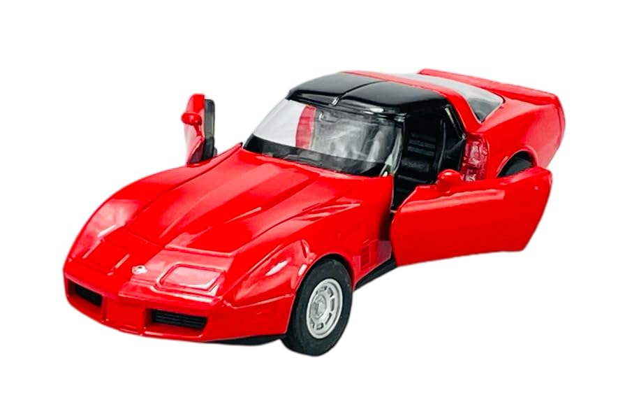 Welly Chevrolet Corvette C3 Stingray Coupe Red 1967-1982 1/34-1/39