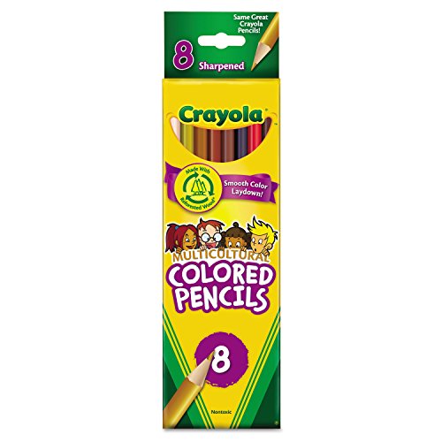 Crayola Multicultural Eight-Color Pencil Pack