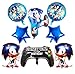 Globos de Sonic Decoracion Cumpleaños Sonic Hedgehog Sonic Frustrar Globos Sonic de Tema de La Fiesta de Globos Decoración 8PCS