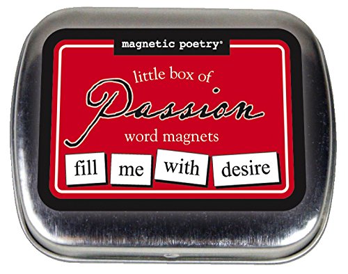 Magnetic Poetry - Little Box of Passion Kit - Words for Refrigerator - Write Poems and Letters on The Fridge - Made in The USA