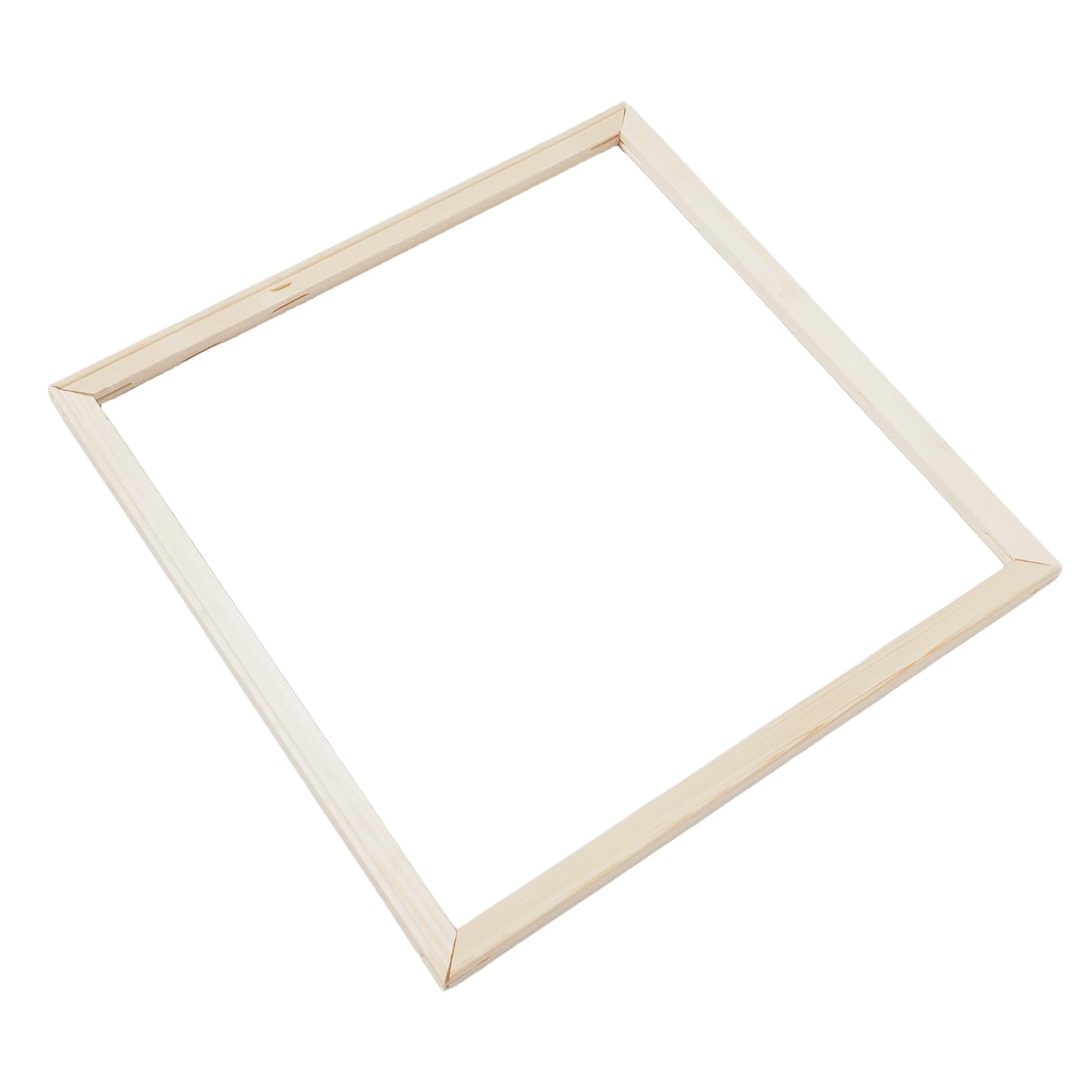 Marco de madera de 50x50 cm rústico para solucionar la deformación de lienzos y pinturas al óleo
