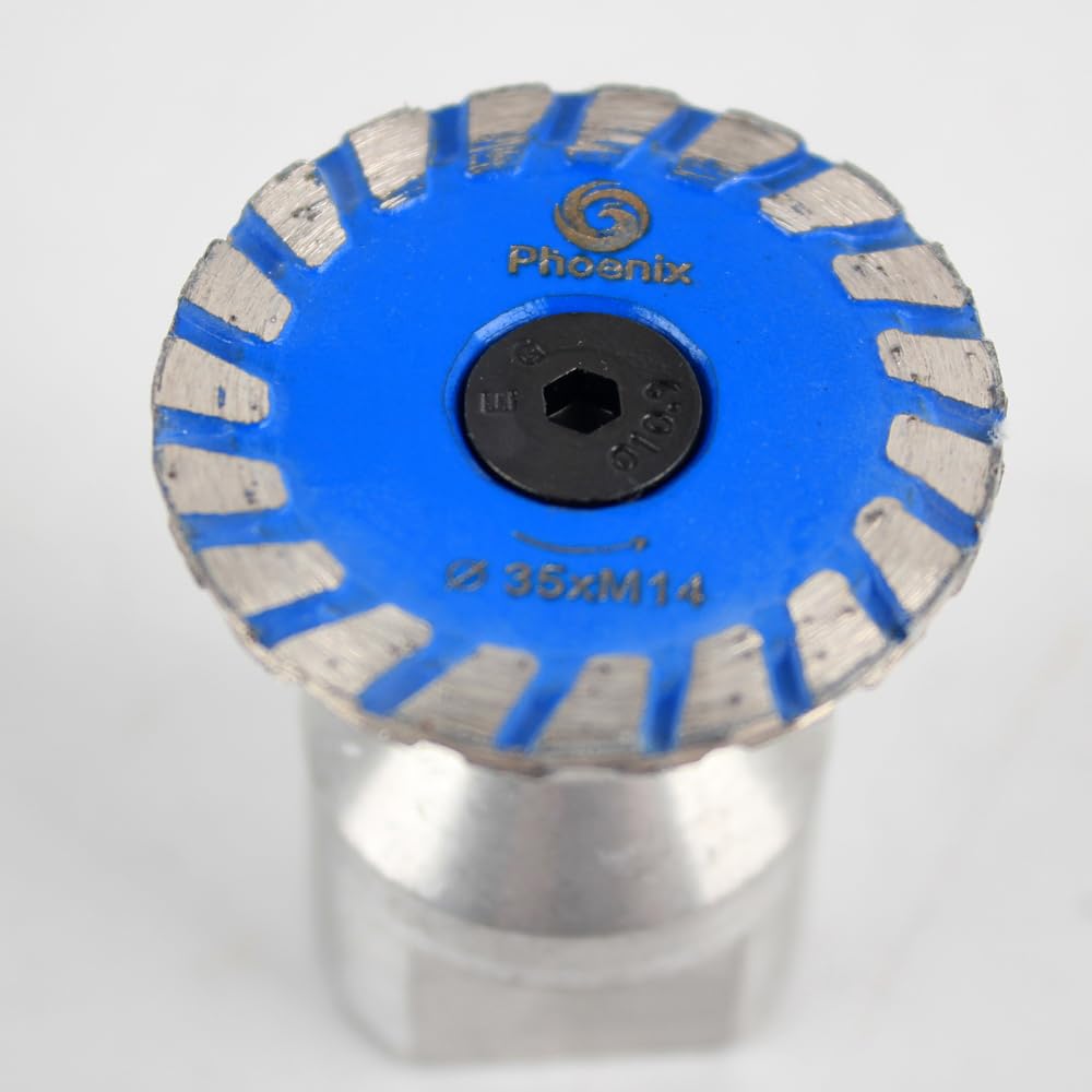 Klenbo 35mm Mini Diamond Saw BIade with Removable M14 FIange for Tile Granite Marble Stone Mini Diamond Cutting Disc Blade - Image 2