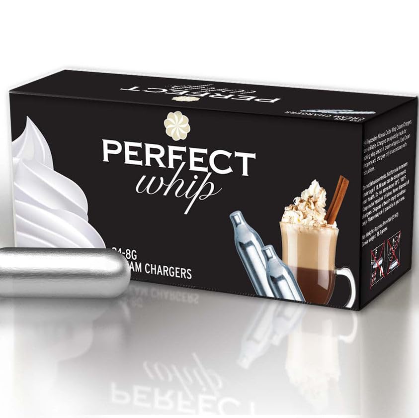 Perfect Whipped Cream Chargers | Whipped Cream Cartridges Compatible with Any Standard 8g Whipped Cream Dispensers | Professional Whip Cream Chargers for Whipped Cream Creation | 8g, 240-count