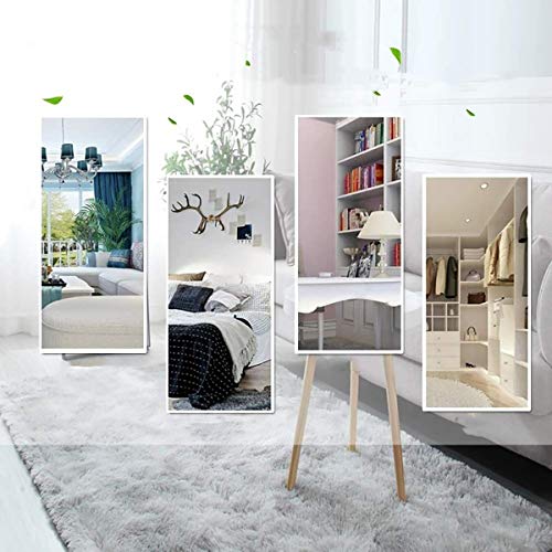 Tinyboy-hbq Area Rugs Fluffy Bedroom Carpet Soft Floor Mat Anti-Slip Living Room Rugs Shaggy Plush Carpets for Living Room Home Decor (80 * 120cm, Grey white) - Image 4