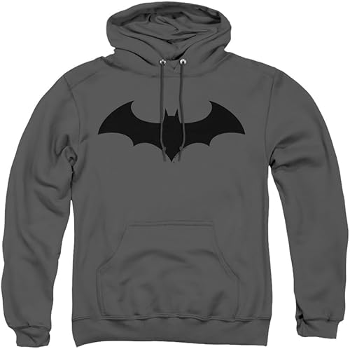 Popfunk Sudadera clásica con capucha y logotipo de Batman Bat Hush