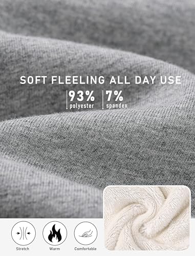 Unisex Boy's Winter Warm Sherpa Lined Crewneck Pullover Sweatshirt Fleece Casual Fashion Sweatshirts2