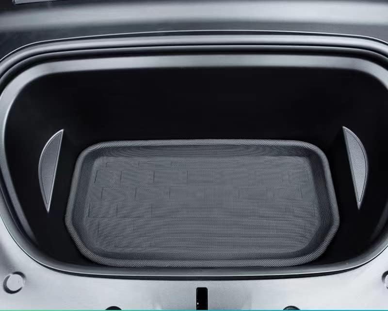 Miniatura 8 de JMIMI Juego de alfombrillas para Tesla modelo Y 2021 2022 2023, material TPE para todo tipo de clima, ajuste personalizado, alfombrillas de carga