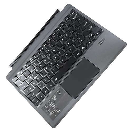 Teclado inalámbrico Bluetooth compacto recargable panel táctil tableta Pro 7 6 5 4 4
