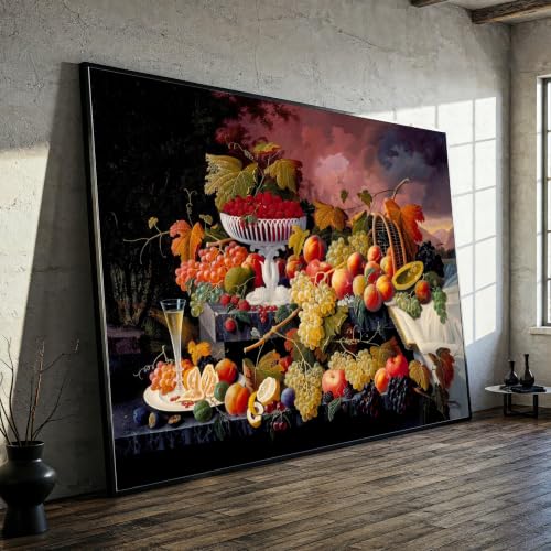 Art vintage des récoltes d'automne sur toile classique haut de gamme de 30x40cm