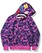 Produktbild Bape Shark Head Camouflage Zipper Pullover Hoodie, Unisex Schlank Sweatshirts Kapuzenpulli, Das am meisten erwartete Geschenk für Männer und Frauen,Purple,S