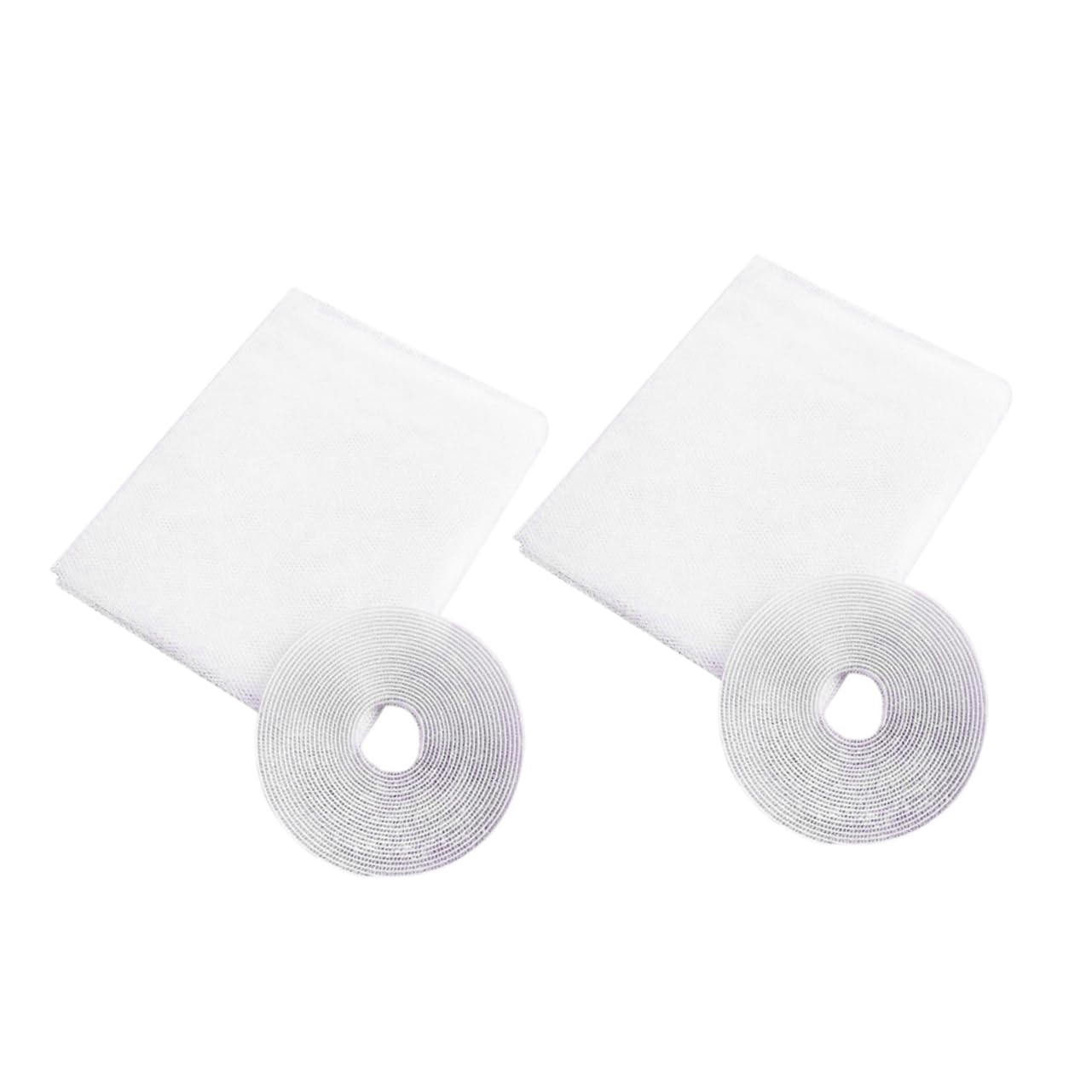 UKCOCO Grill Screen Cover Adhesive Stripe Window Screen Window Frame No Punching Spidertrax Window Screening Netting Curtain for Mesh Curtain for Mosquito The Fly White Mosquito Net