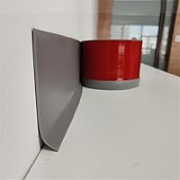Vista 8 de Base de pared de vinilo flexible de 16.4 pies, moldura para placa base de cala autoadhesiva, tiras de calafateo y recortar con puntera para cubrir