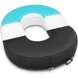 [page_title]-riijk Gel Sitzkissen, Ringkissen mit kühlender Gelschicht: wohltuender Sitzring, Sitzerhöhung aus Spezialschaum