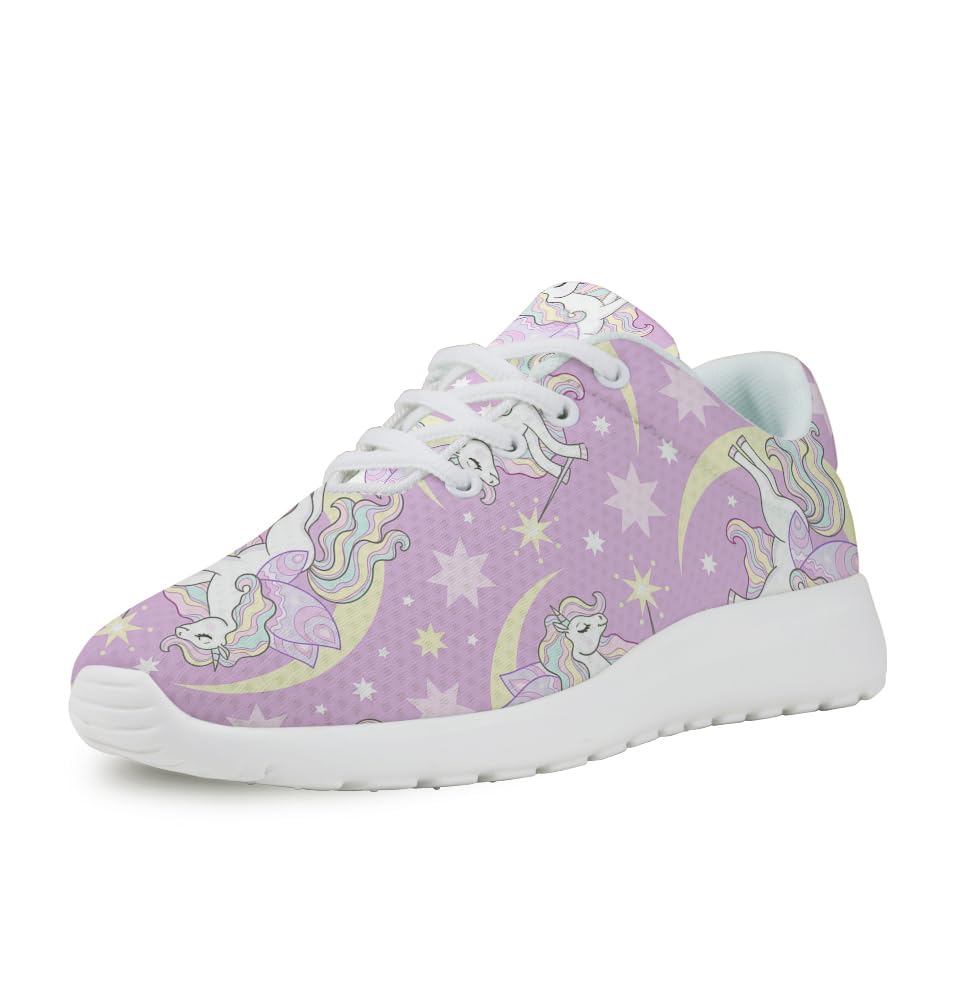 Unicorn Shoes for Women Men Trail Running Casual Fashion Sneakers Slip-on Tennis Shoes