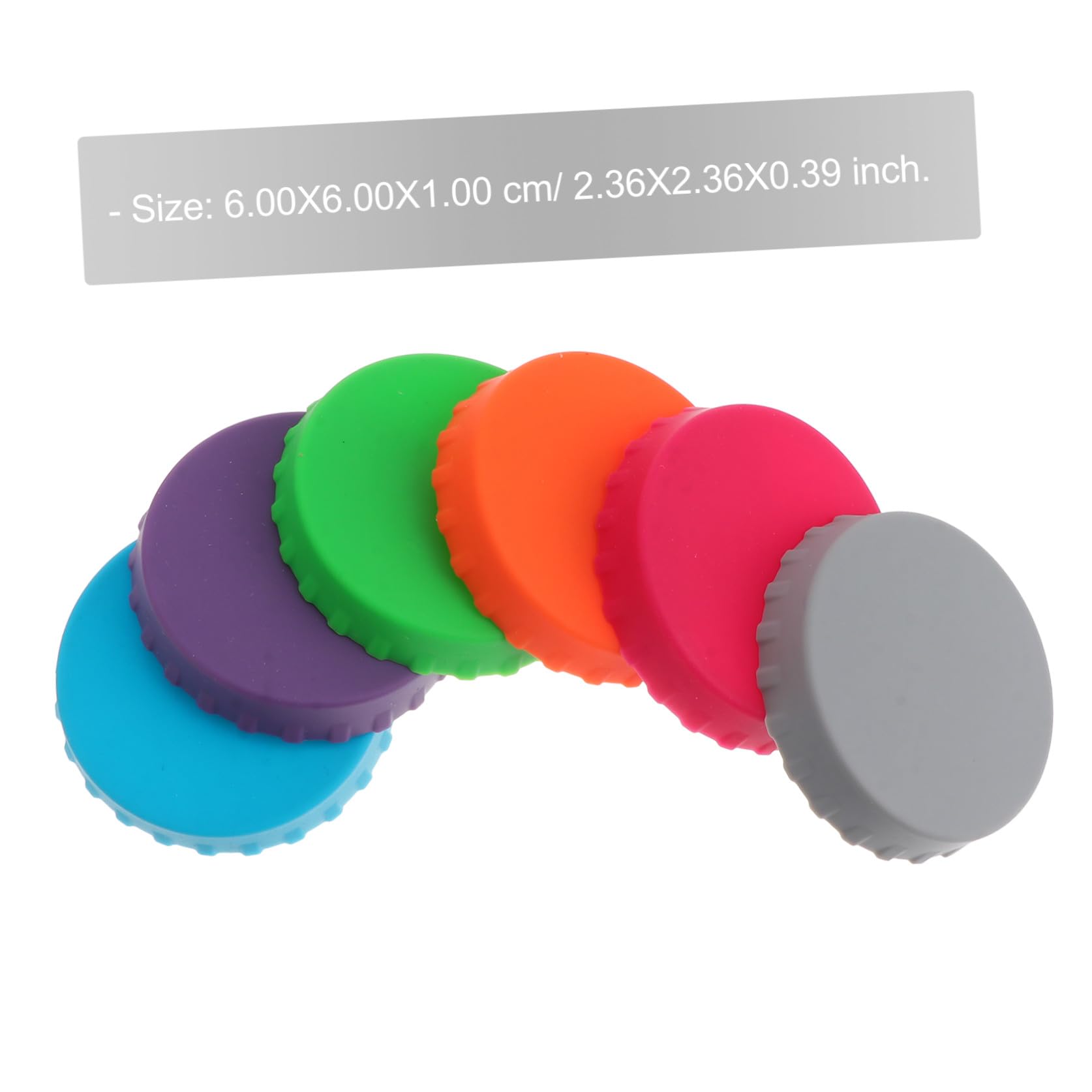 Coperchio Lattina Bevande in Silicone 6 Pezzi, Sigillo