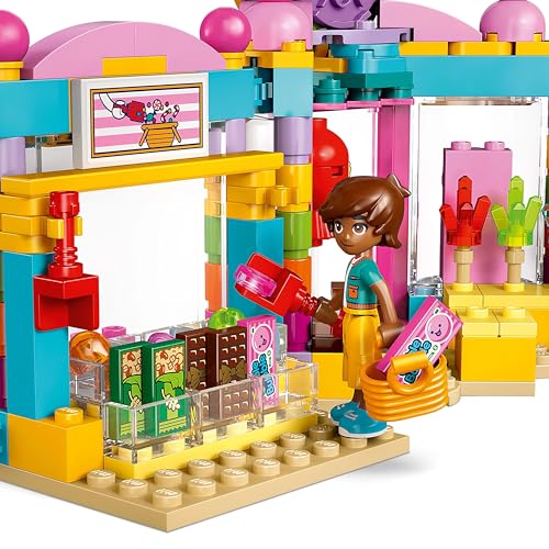 Image of LEGO Friends Heartlake City Candy Store Pretend-Play Set, Role-Play Toy 42649 Building Blocks Toys for 6+ Gift for Boys and Girls