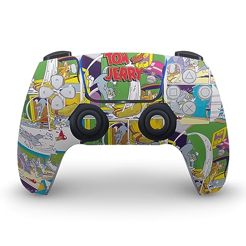 Couverture autocollante Tom and Jerry pour protéger la manette PS5 DualSense