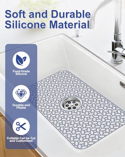 Protector de Fregadero de Silicona 26.4x14.4 pulgadas miniatura 2