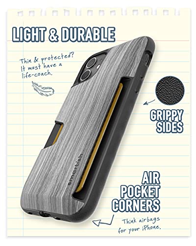 Image of Smartish iPhone 11 Wallet Case - Wallet Slayer Vol. 1 [Slim + Protective] Credit Card Holder - Drop Tested Hidden Credit Card Slot Cover for Apple iPhone 11 - [Graspin' Aspen]