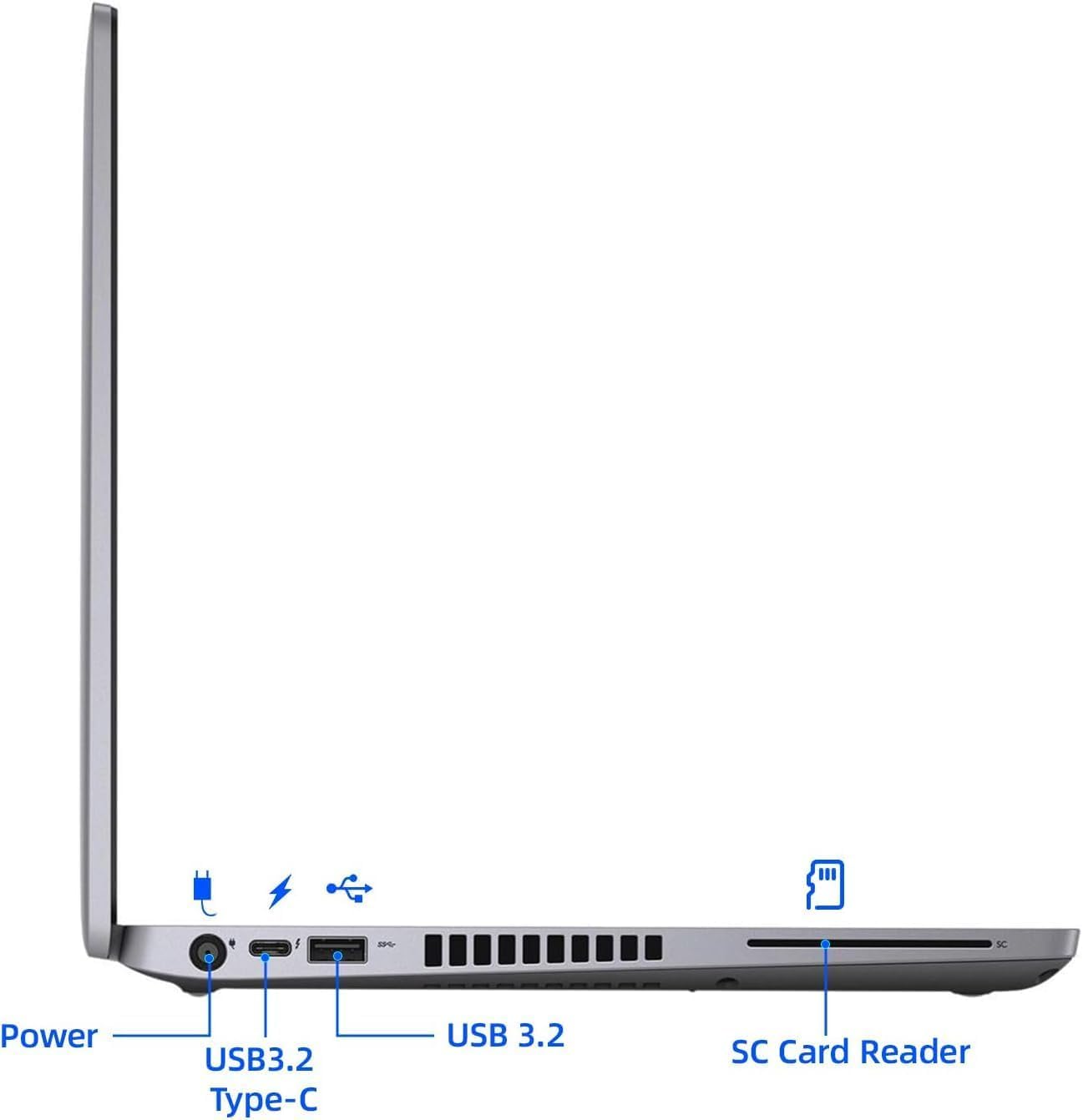 Dell Latitude 5410 Notebook 14.5" Intel i5-10310U 16GB RAM 256GB SSD Windows 11 Pro + Office 2021 Ricondizionato