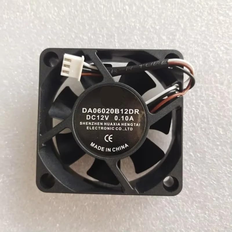 DA06020B12DR DC 12V 0.10A 60x60x20mm 3-Wire Server Fan