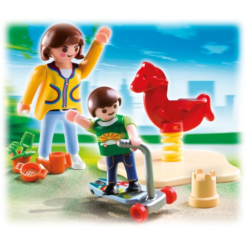 Playmobil 4939 Easter - Easter egg 'on the playground', Red, 13 cm (L) x 10 cm (L) x 13 cm (H) - Image 2