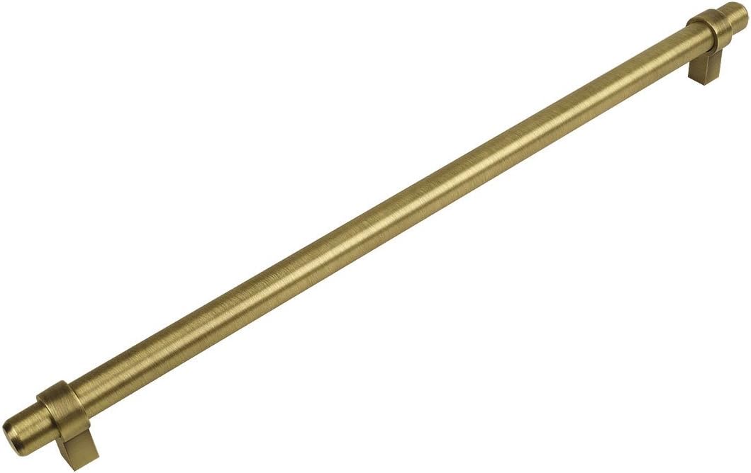 Cosmas 161-319BAB Brushed Antique Brass Cabinet Bar Handle Pull - 12-5/8" Inch (319mm) Hole Centers