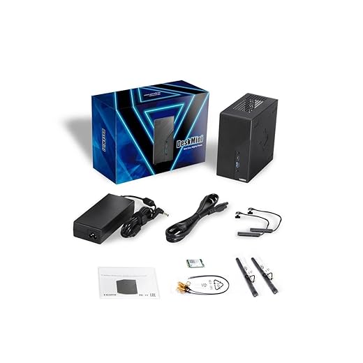 ASRock DeskMini B760 Series Ultra-Compact Mini-PC Barebone System, Supports 14th/13th/12th Gen Intel Core Processors, DDR4-3200, Blazing M.2 PCIe 5.0, USB 3.2 Gen2x2 Type-C, DisplayPort/HDMI/VGA