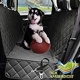 Eine Perfekte & Saubere Umgebung Bieten: Die Hundematte für Rücksitz hält Ihren Hund während einer Autofahrt bequem und sicher und verhindert außerdem Kratzer, Schmutz und Hautschuppen, wodurch der Zustand und die Unversehrtheit Ihres Autos erhalten bleibt. So können Sie mit Ihrem Hund oder Ihrer Katze auf die bequemste, sicherste und komfortabelste Weise reisen, ohne sich Gedanken über schlammige Pfoten oder nasses Fell zu machen, das den Rücksitz verschmutzt.