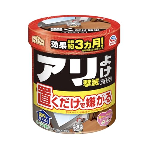 アースガーデン アリよけ撃滅 ゲルタイプ 置き型 蟻よけ 対策 室内 侵入予防 忌避剤 玄関 窓 家の中