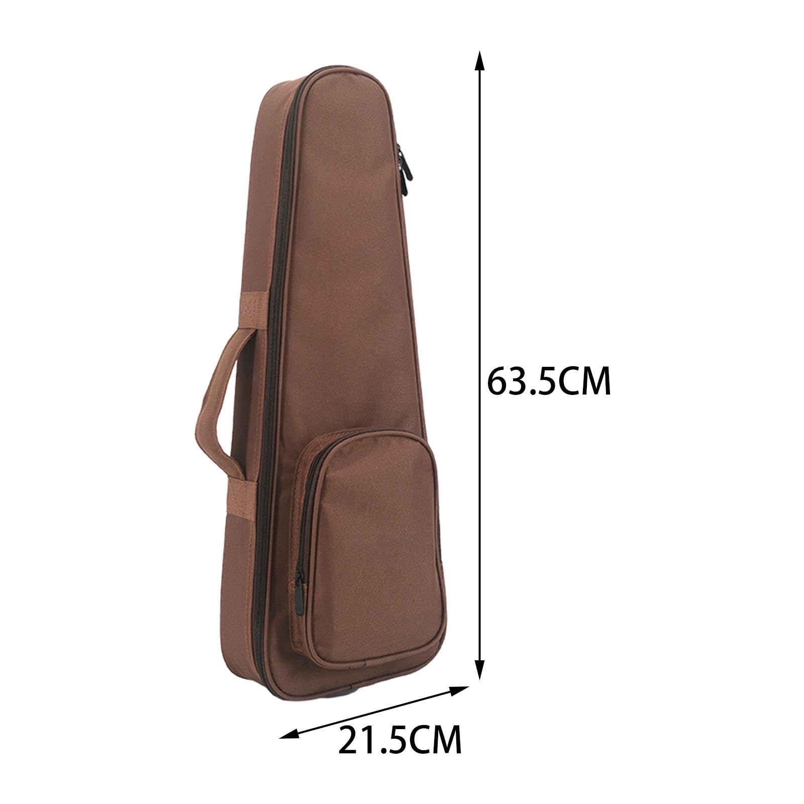 Ukulele Koffer, Ukulele Tasche mit Griff, Große Tasche, Staubdicht, Ukulele, Tragbar, für Konzert, Bühne, Auftritt, Anfänger, Geschenke, Reisen, 23 Zoll