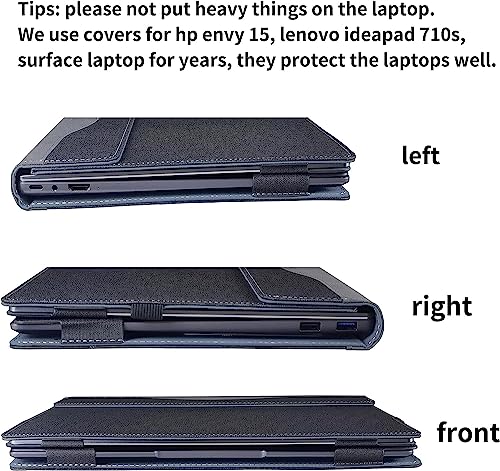 Funda para Laptop Lenovo Yoga Pro 7 14 pulg PU Cuero Gris miniatura 5