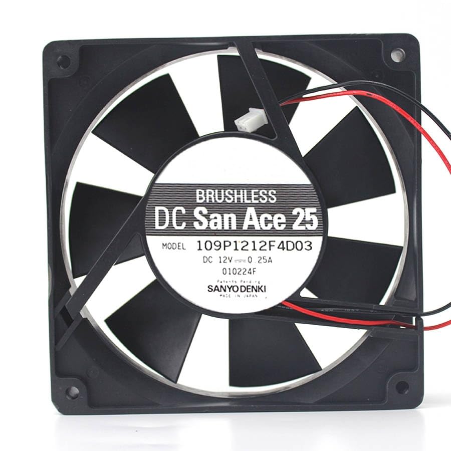 Ventilador 109P1212F4D03 silencioso de 12V con alta presión estática para PC