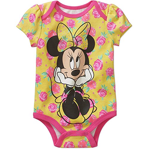 Bodysuit Minnie Mouse para bebé niña recién nacida con estampado Bright Floral