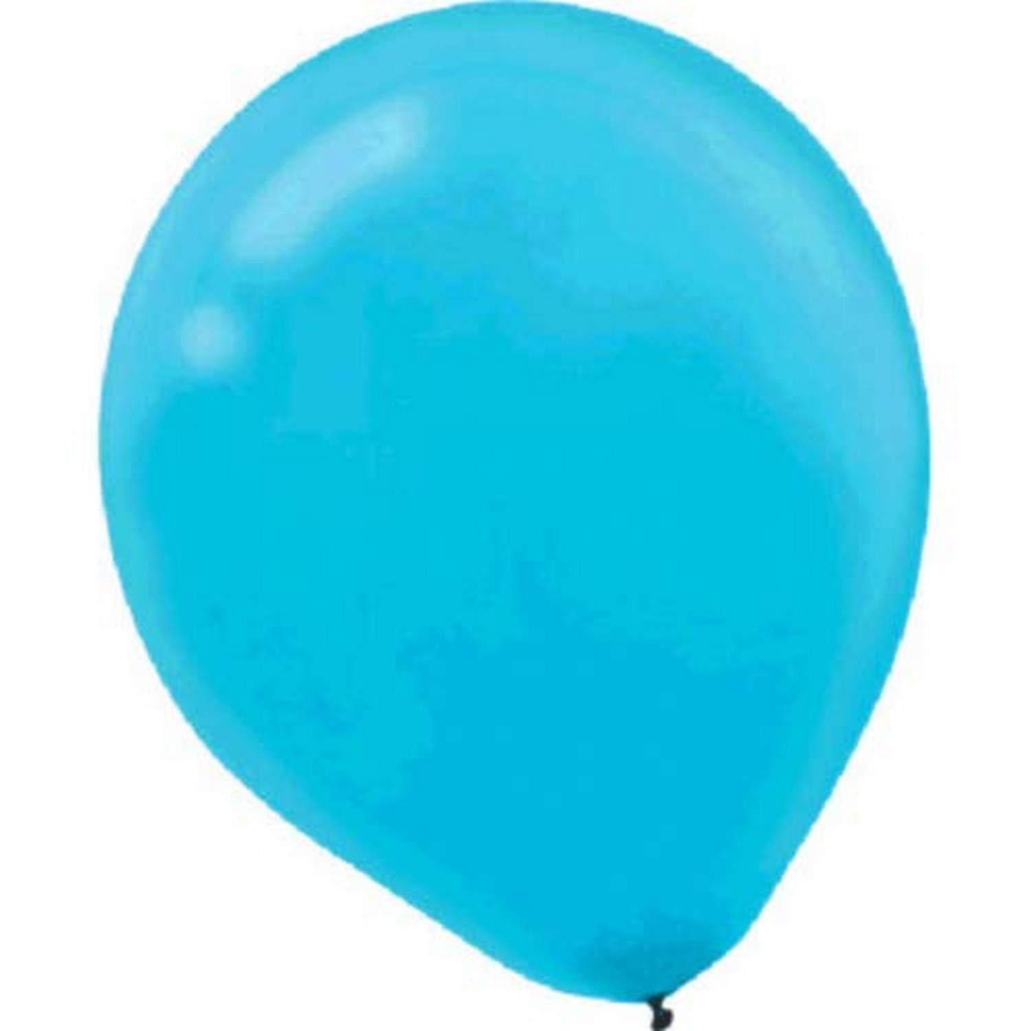 Amscan Palloncini in lattice blu caraibico, 12,7 cm, 50 palloncini blu, ottimi palloncini per feste di compleanno, bomboniere per bambini e altro ancora